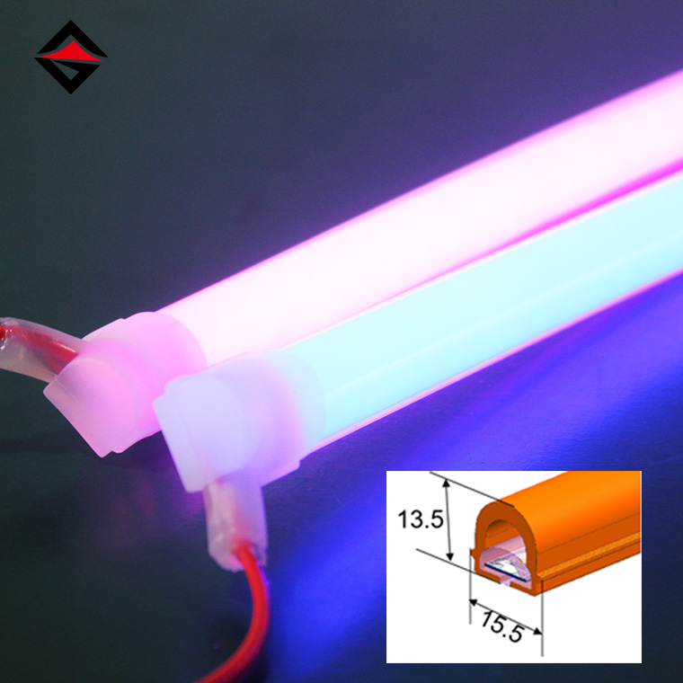 Lavspenning 15,5*13,5 mm LED neon lysstrimmel