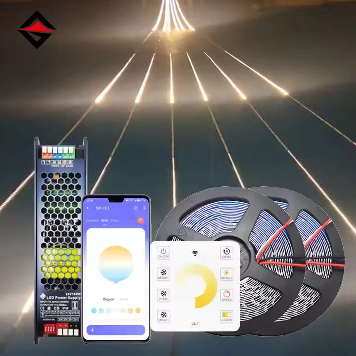 Hvordan koble til og bruke rennende vann LED -stripe?